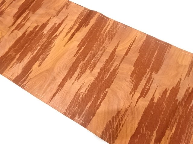 JAPANESE KIMONO / KASUMI-STYLE SUMI-NAGASHI PATTERN WOVEN NAGOYA OBI